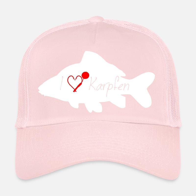 J’adore CARP blanc transparent Casquette trucker 