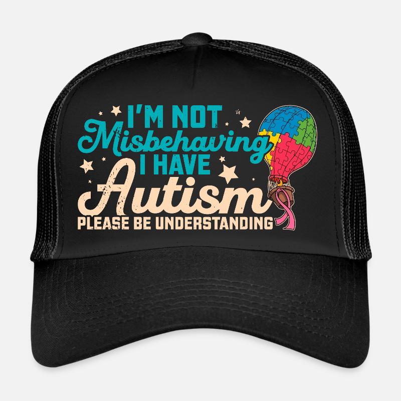 Luftballon Autist Autism thing Puzzleteil Trucker Cap