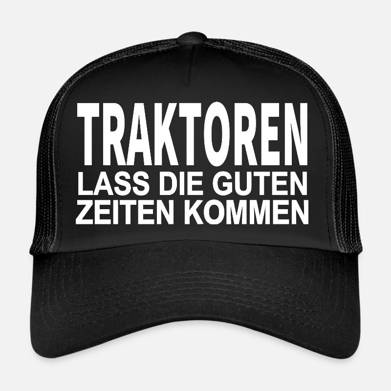 Traktor - Trucker Cap - Schwarz/Schwarz