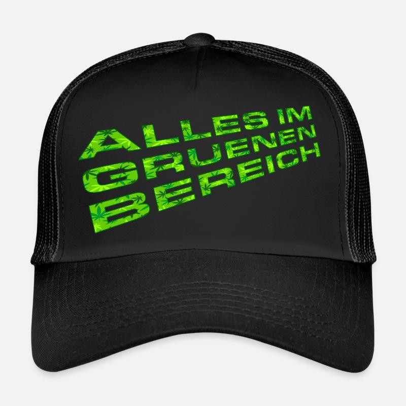Tout dans l’espace vert (Grass Edition) Casquette trucker 