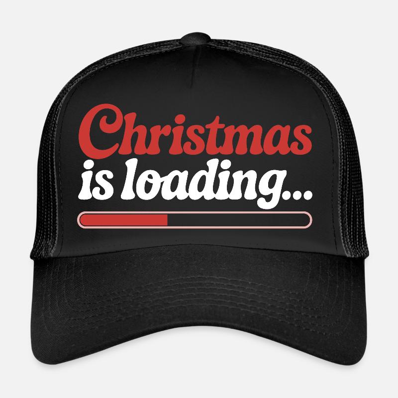 Christmas is loading ... Trucker Cap