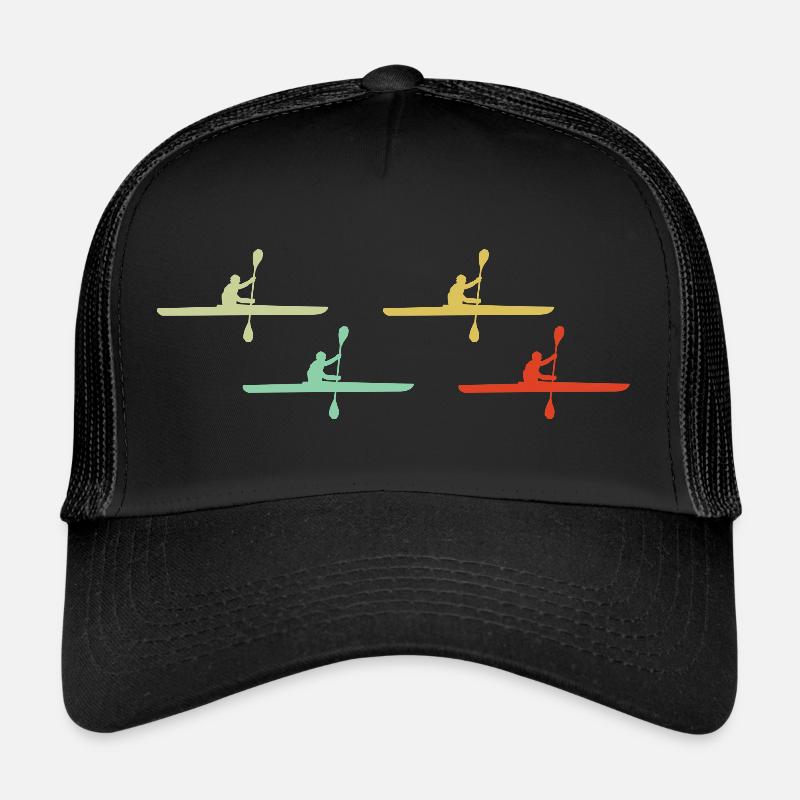 Kayak Rower Vintage Trucker Cap