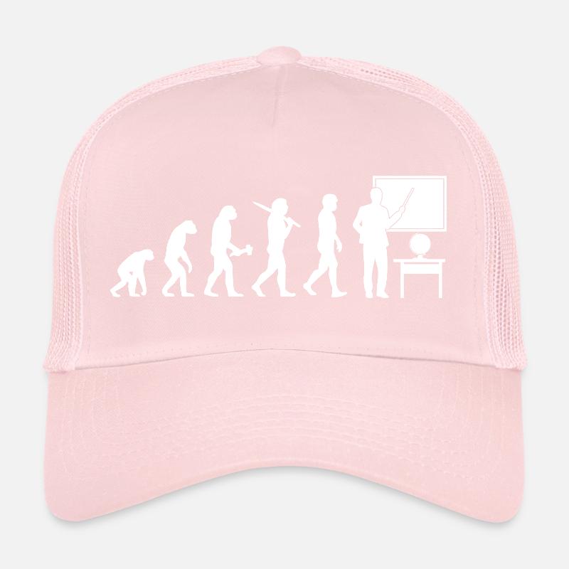 Cadeau enseignant professeur éducateur évolution Casquette trucker 