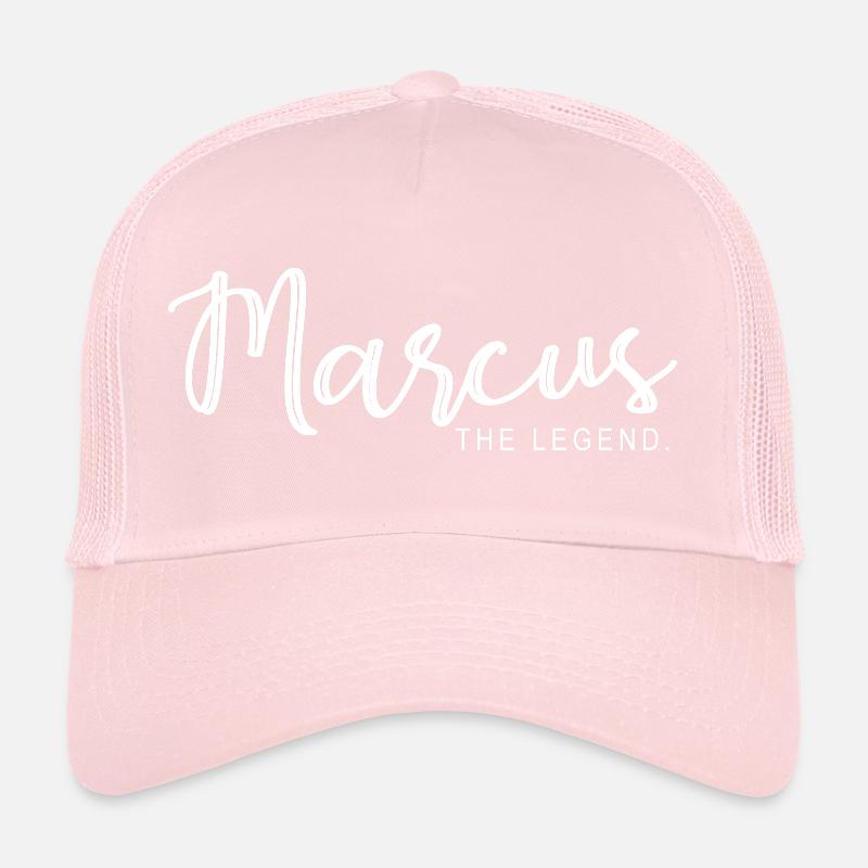 Marcus the legend Gift T shirt marcus Trucker Cap