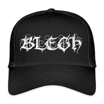Blegh Metalcore Deathcore - Trucker Cap - Schwarz/Schwarz - Vorne