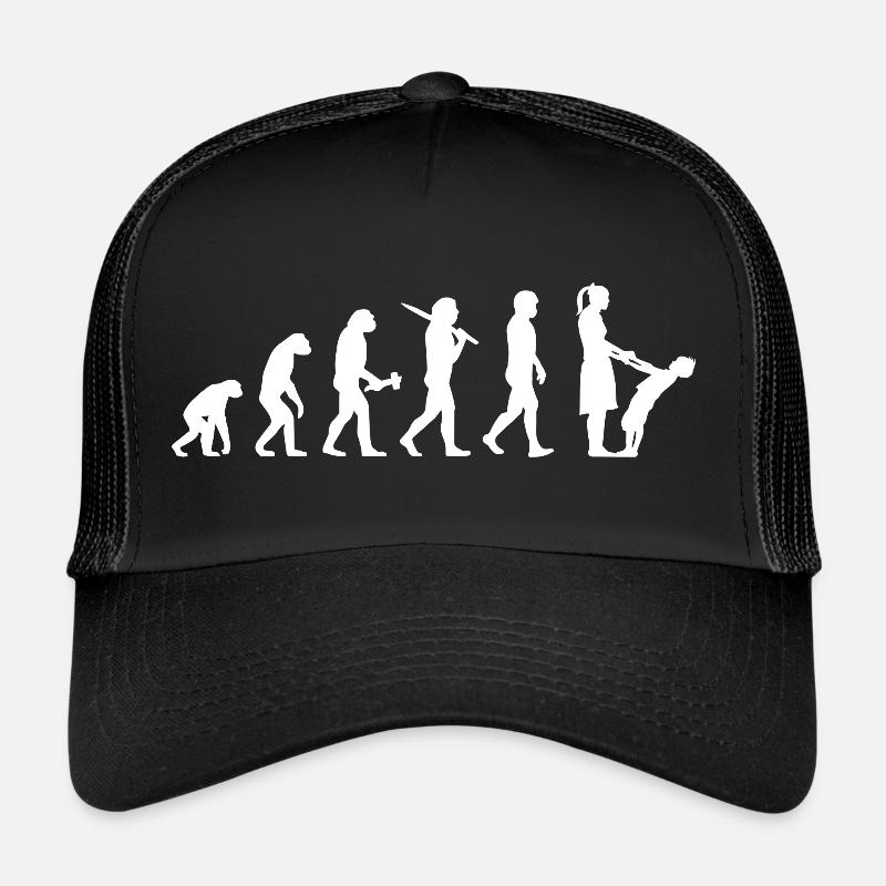 Educator Educator Evolution Educator Gift - Casquette trucker  - noir/noir