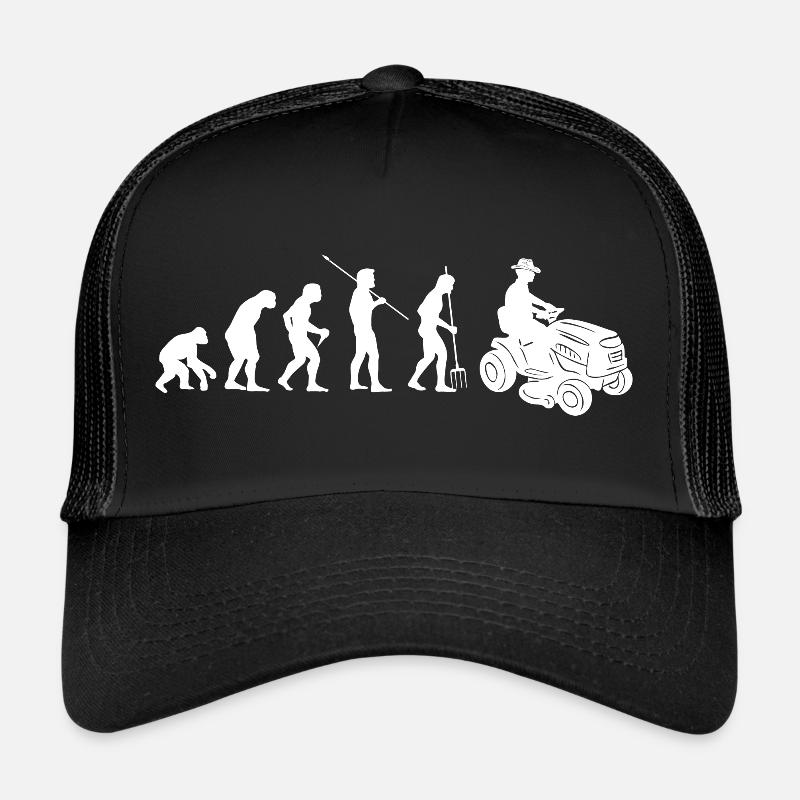 Ride-on mower Evolution Lawn tractor Mowing the lawn Trucker Cap