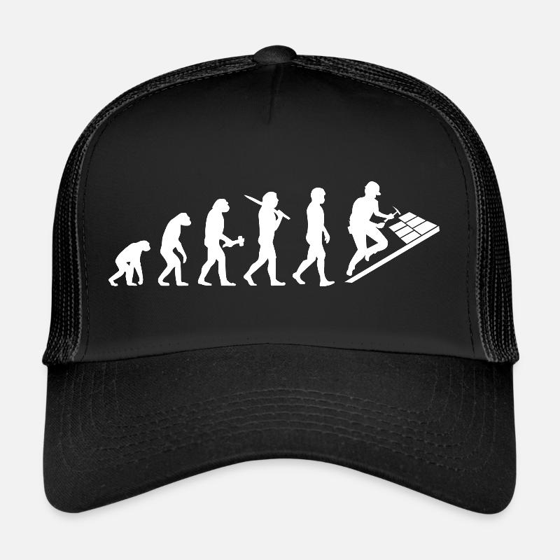 Dachdecker Dachklempner Evolution Geschenk Trucker Cap