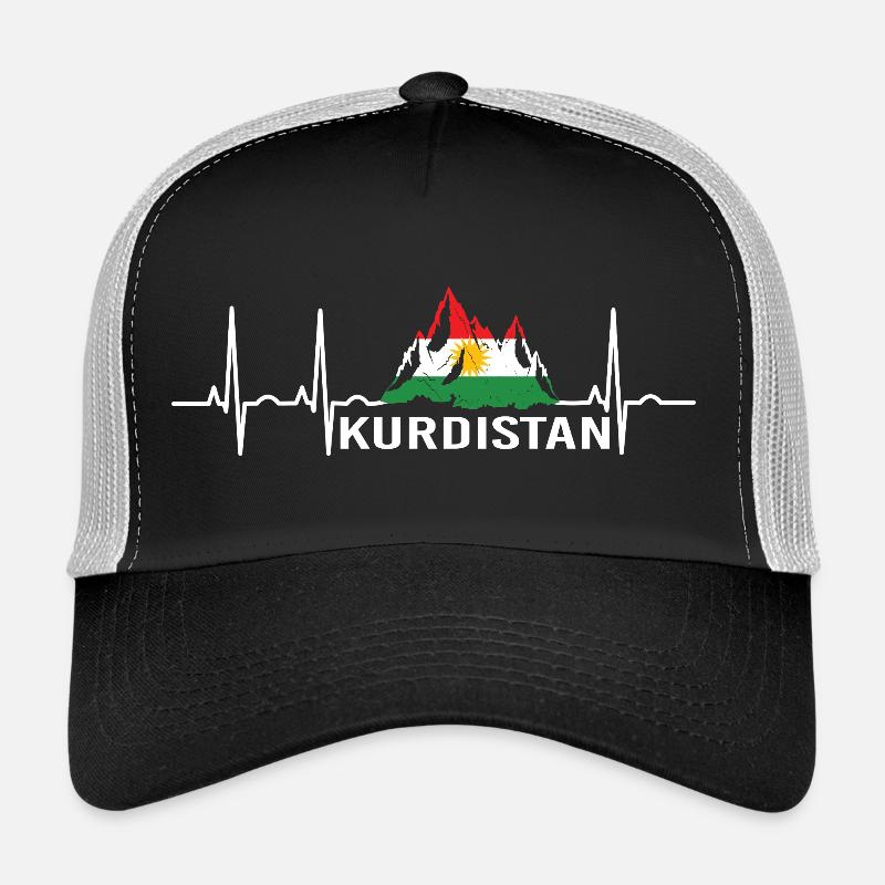 Kurdistan Flag Bakur Bashur Rojava Rojhlt Newroz Trucker Cap