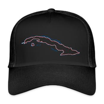 Kuba - Trucker Cap - Schwarz/Schwarz - Vorne