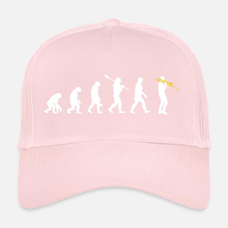 Trombone - Evolution Humaine / Darwin Casquette trucker 