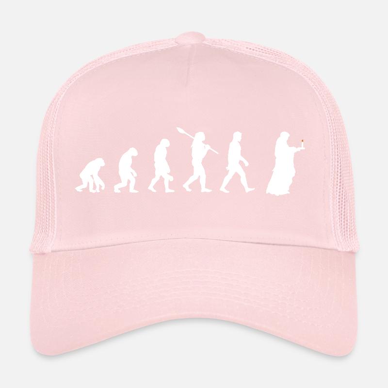 Candle - Evolution of Man / Darwin Trucker Cap