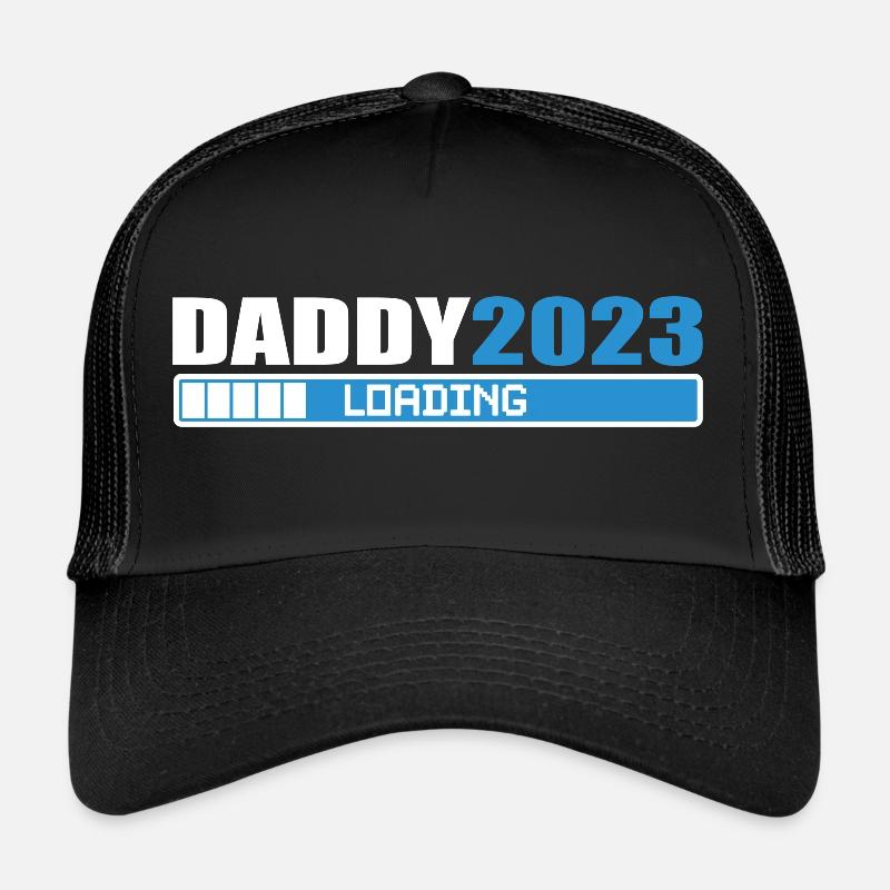 Daddy 2b 2023 loading pregnancy announcement gift Trucker Cap
