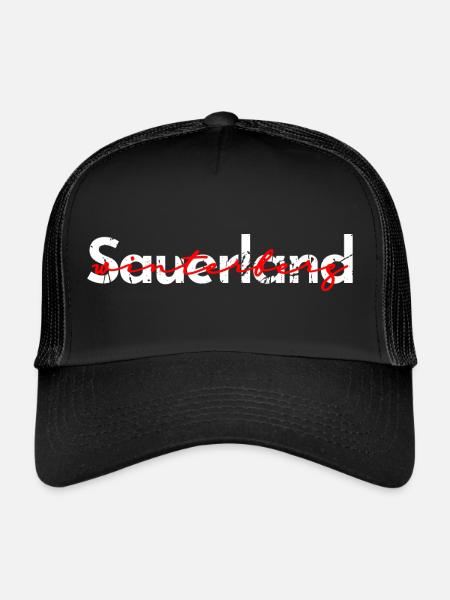 Sauerland Winterberg - Trucker Cap - Schwarz/Schwarz