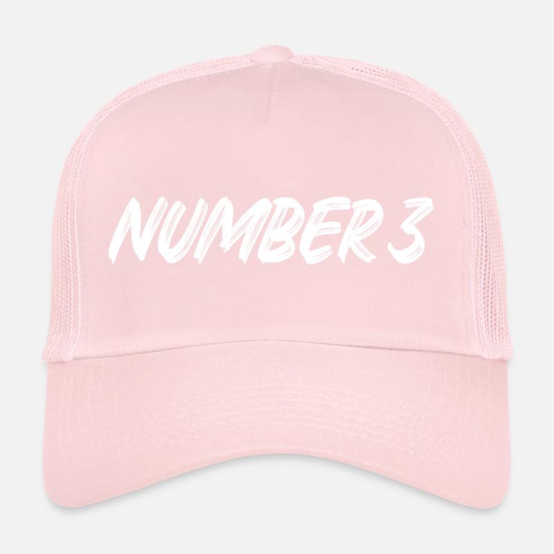 Number 3 - three - third - third - 3 - number 3 Trucker Cap