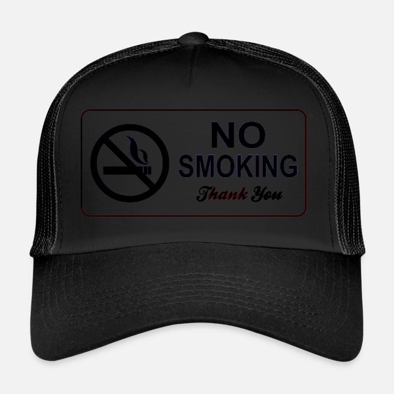 no smoking Trucker Cap