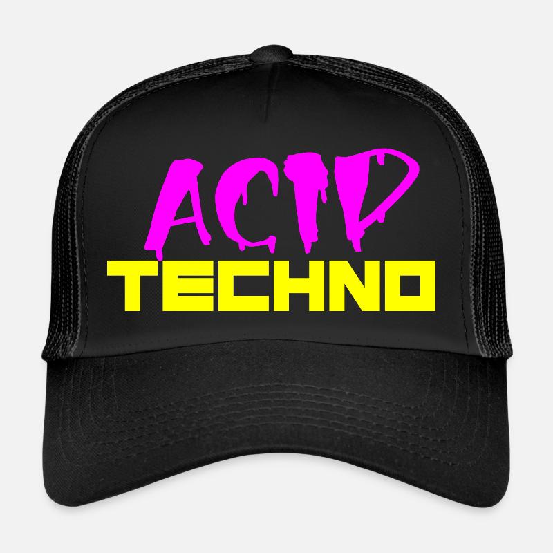 techno acide Casquette trucker 