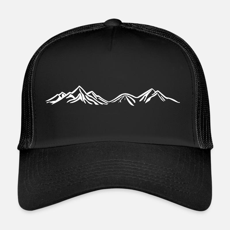 Mountains with snow Trucker Cap