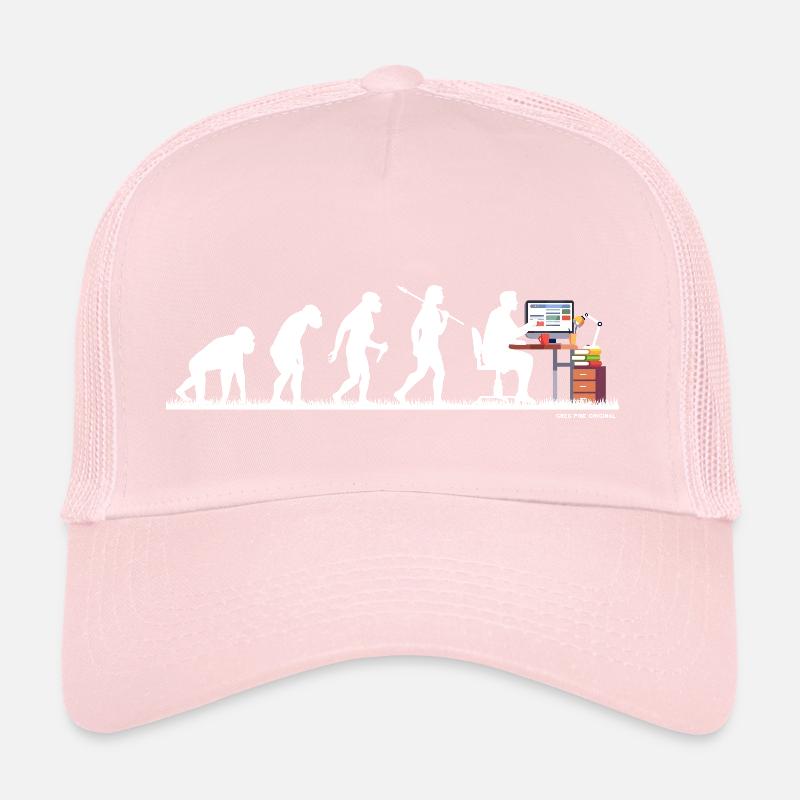 Evolution Nerd Geek Hacker Coder Programmierer Trucker Cap