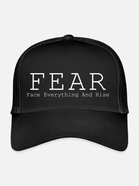 FURCHT - Trucker Cap - Schwarz/Schwarz
