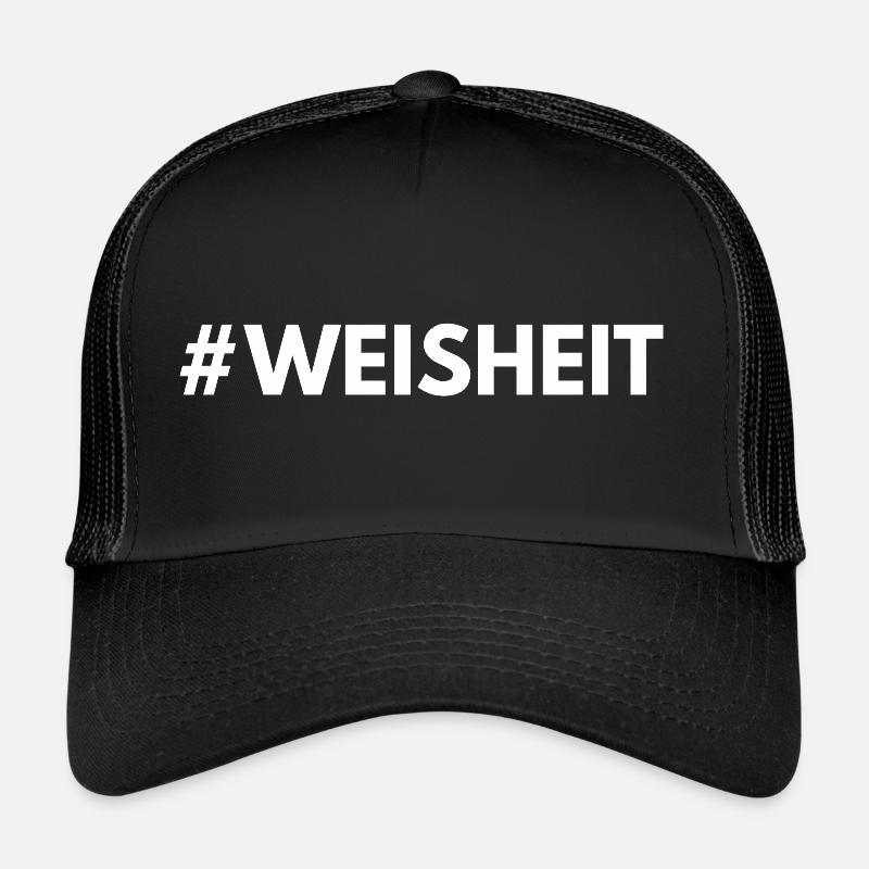 Hashtag Déclaration Sagesse Casquette trucker 