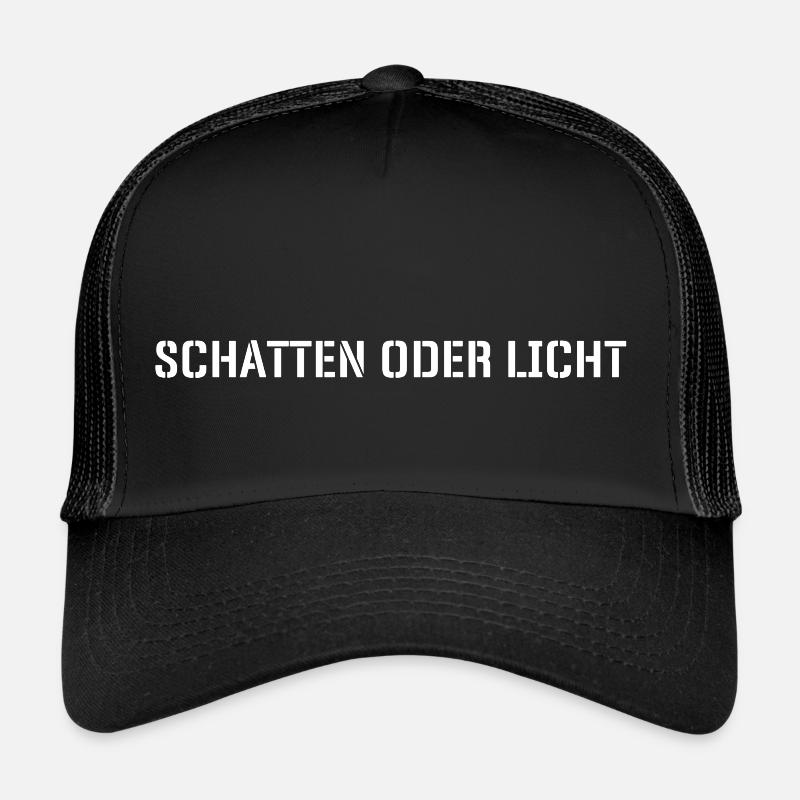 Shadow or light Trucker Cap