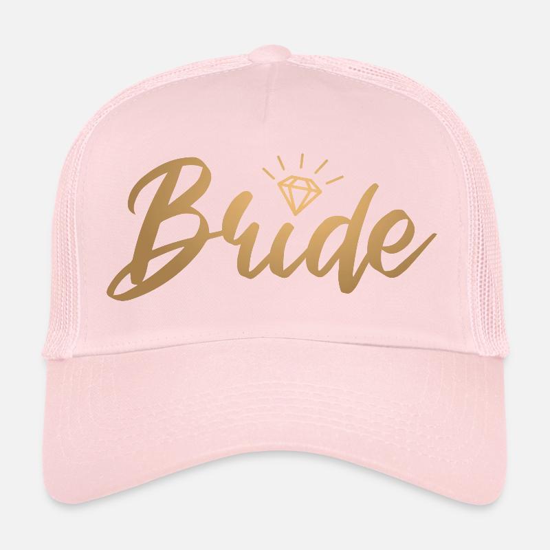 Soirée entre célibataires mariée - couleur or Casquette trucker 