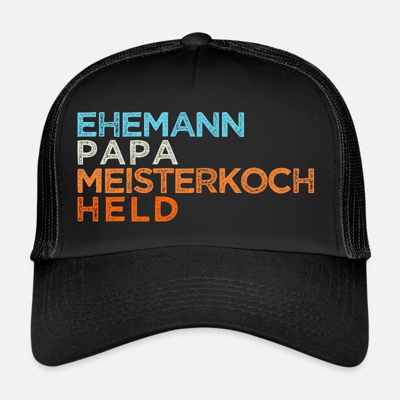 EHEMANN PAPA MEISTERKOCH HELD - Geschenkidee Trucker Cap