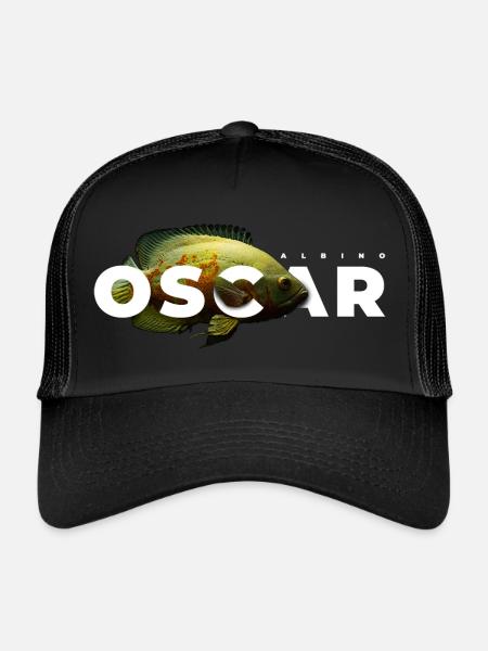 Oscar Fish Aquarium moderne Monster Fish Keeper - Casquette trucker  - noir/noir - Devant