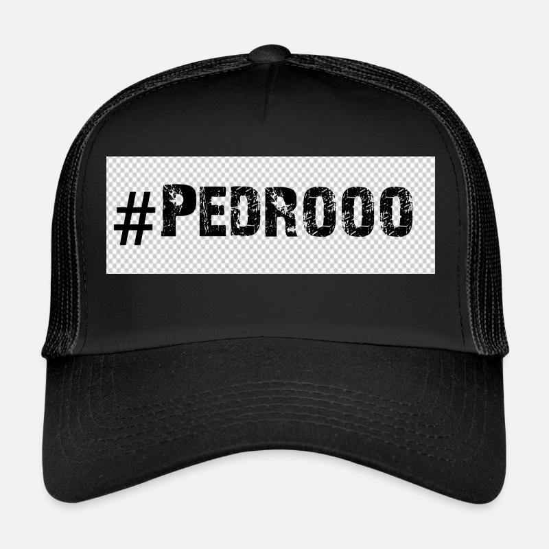 Pedroooo - Casquette trucker  - noir/noir