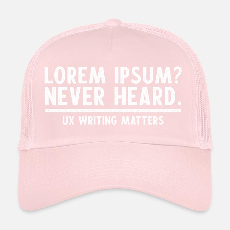 UX Writing Matters Trucker Cap