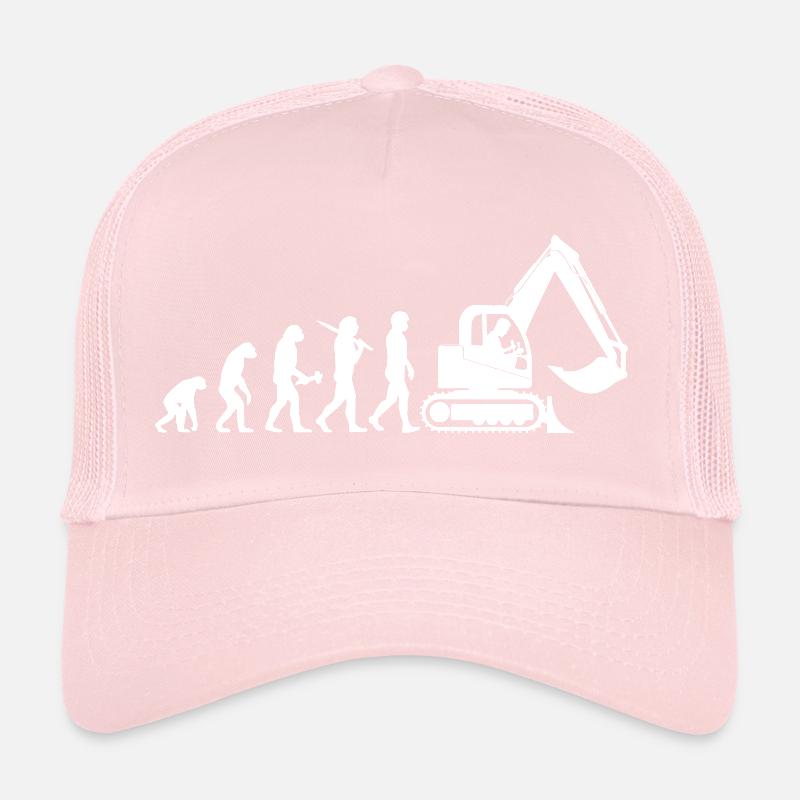 Baggerfahrer Baggerführer Evolution Cadeau Casquette trucker 