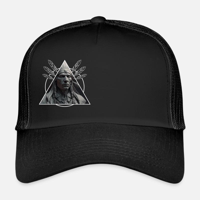 Indian Chief Triangle Frame Trucker Cap