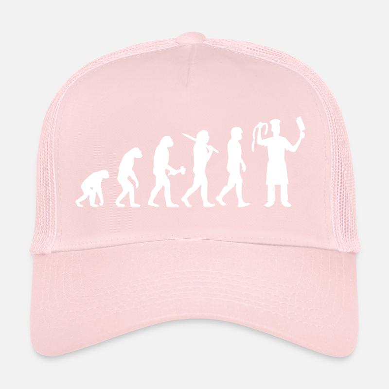 Metzger Fleischer Metzgerei Evolution Geschenk Trucker Cap
