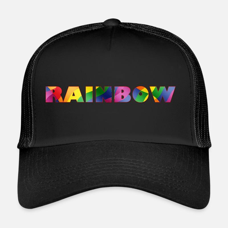 RAINBOW - Trucker Cap - Schwarz/Schwarz