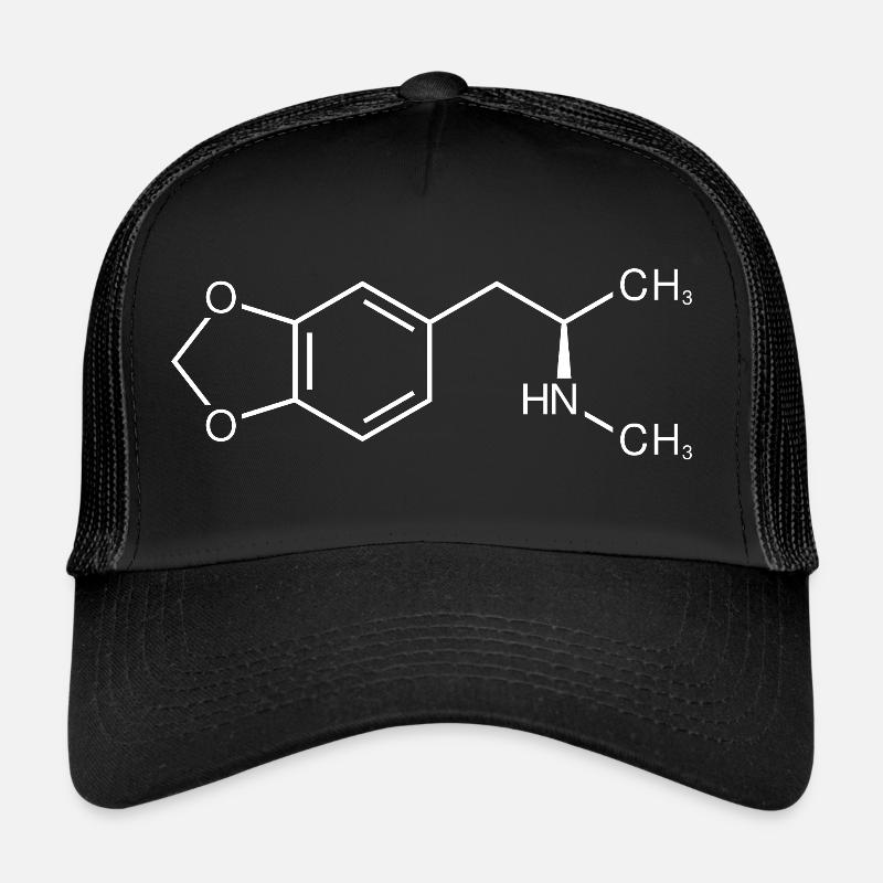 MDMA ecstasy molecule structural formula Trucker Cap