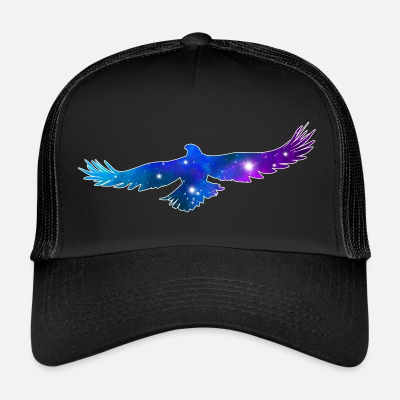 Galaxy Eagle - Trucker Cap - black/black