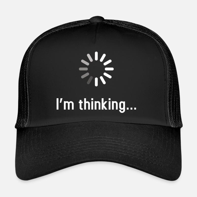 I'm thinking Pc Computer Gamer Code Trucker Cap