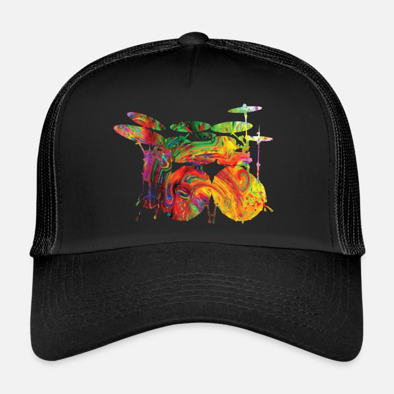 Schlagzeug - Trucker Cap - Schwarz/Schwarz