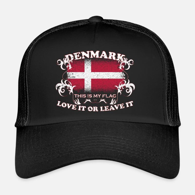 Danemark c'est mon drapeau Casquette trucker 