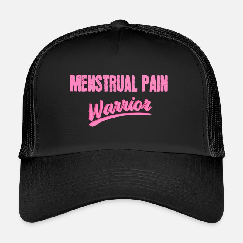 Douleur menstruelle combattant de la menstruation disant Casquette trucker 