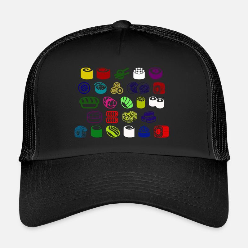art de sushi - Casquette trucker  - noir/noir