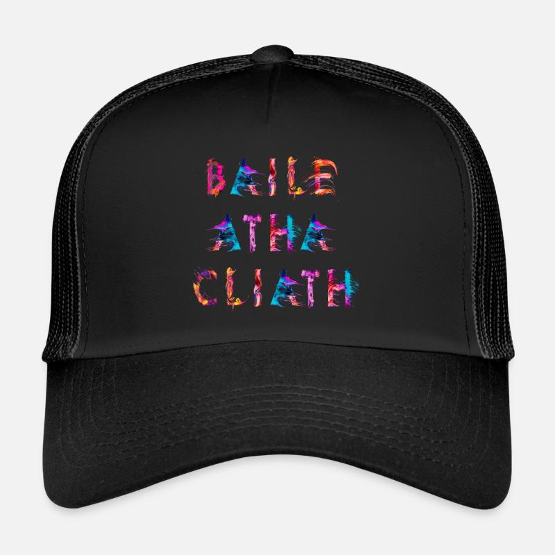 Baile Atha Cliath dublin - Casquette trucker  - noir/noir