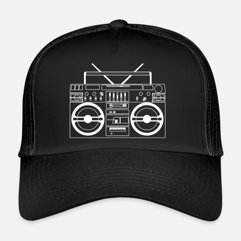 Boombox - WA - Trucker Cap - black/black