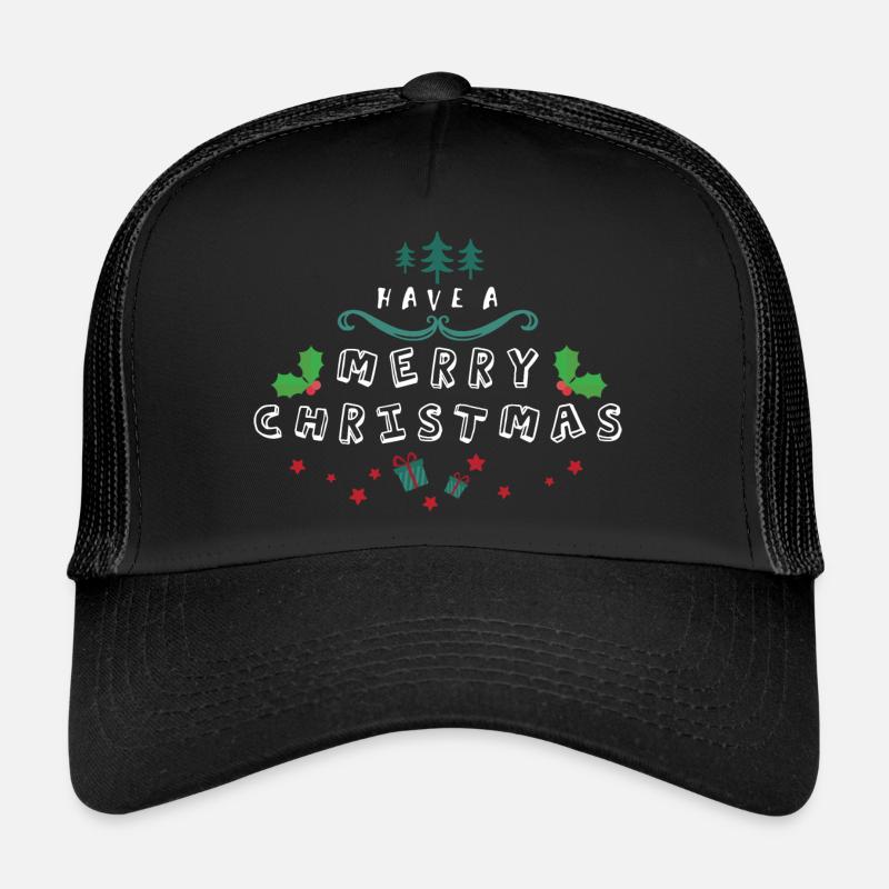 Christmas - Trucker Cap - black/black