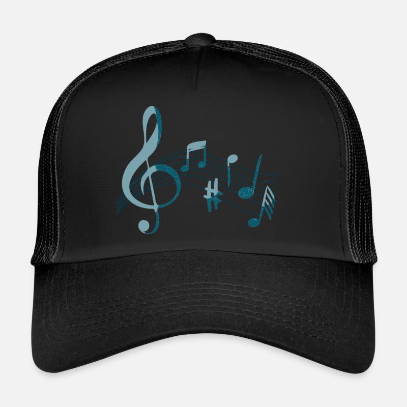 Note Musique Casquette trucker 