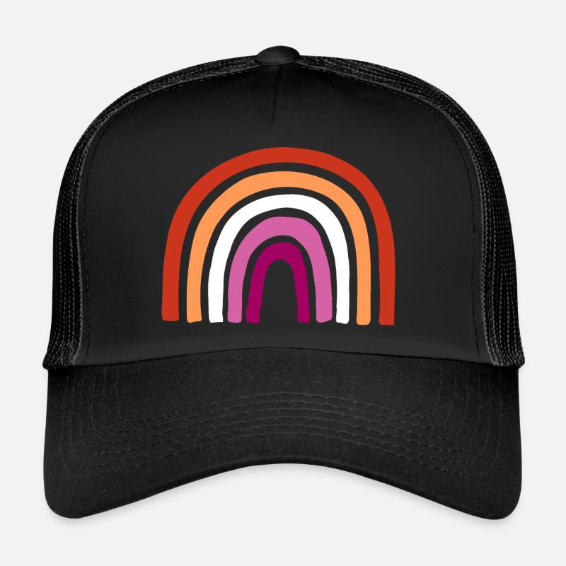 Lesbisch Regenbogen LGBT Trucker Cap