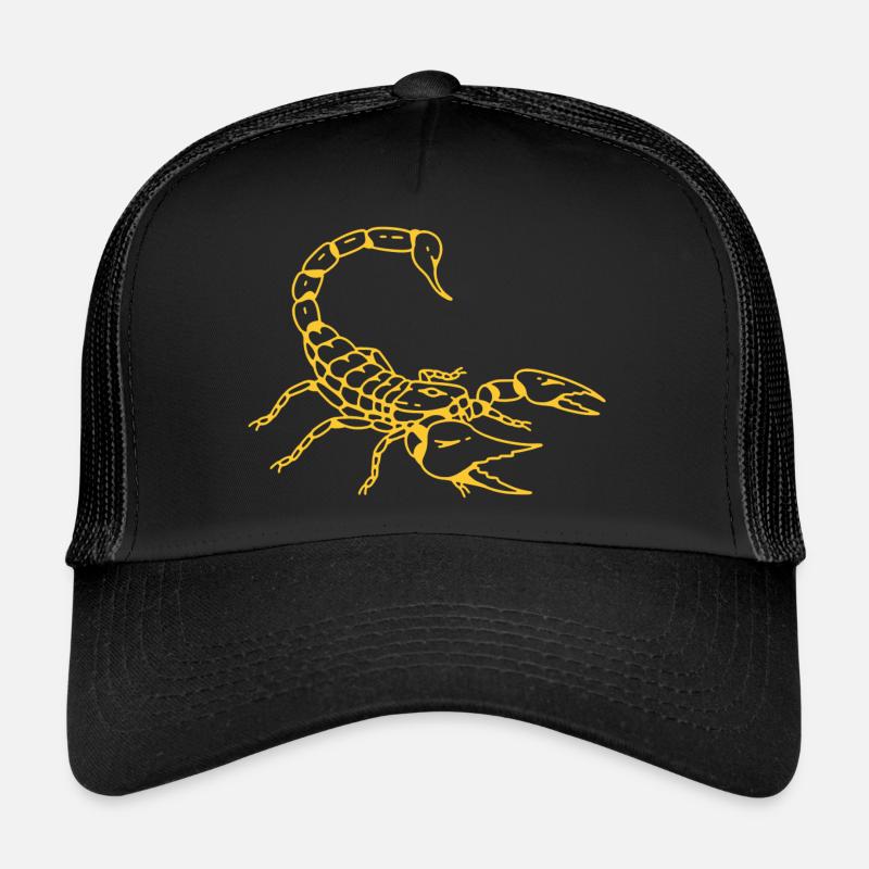 SCORPION - Trucker Cap - black/black