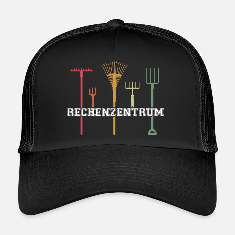 Rechenzentrum Gärtner Gärtnerei Garten - Trucker Cap - Schwarz/Schwarz