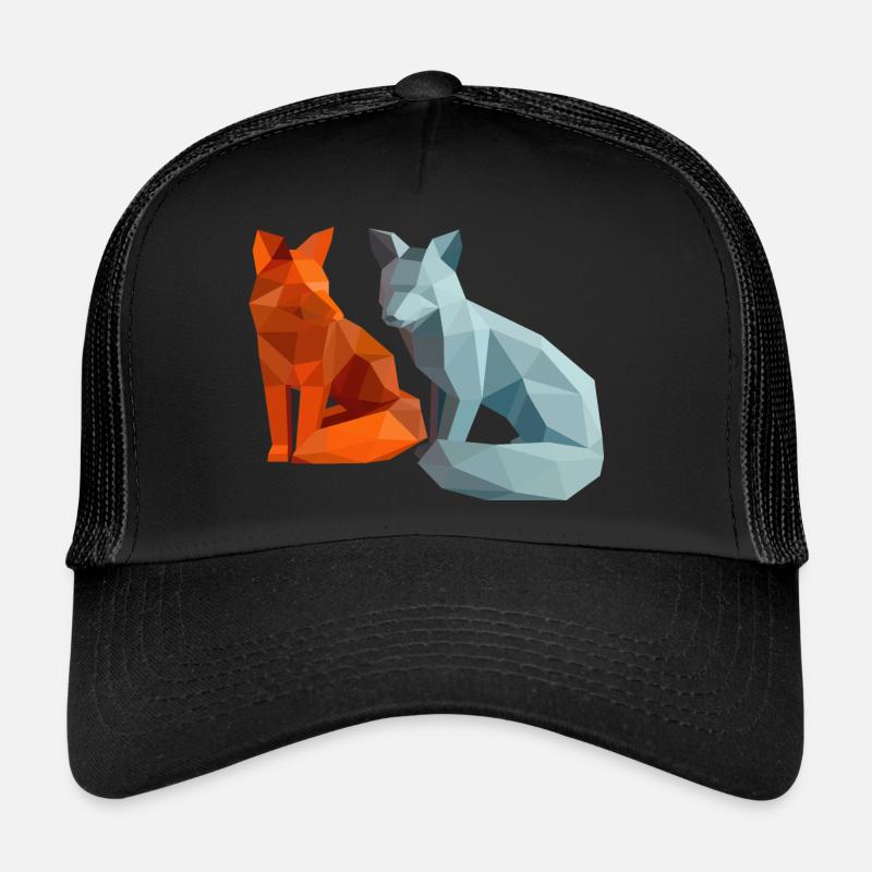 Renards - Casquette trucker  - noir/noir